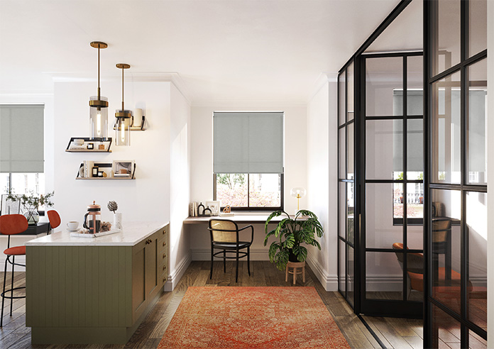Amalfi, Horizon Grey - Twist&Fit Roller Blind - Image 8